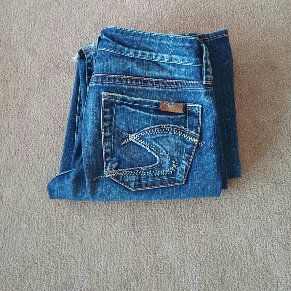 Silver jeans